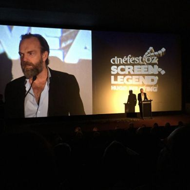 Actor Hugo Weaving at Closing Ceremony of CinefestOZ 2015