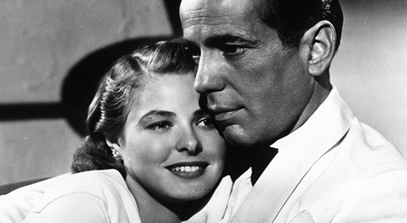 Ingrid Bergman and Humphrey Bogart in Casablanca (1942)