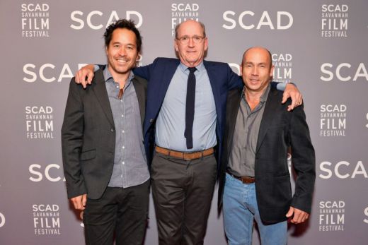 Production designer Paul D. Austerberry, actor Richard Jenkins and producer J. Miles Dale  during 20th Anniversary SCAD Savannah