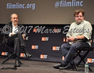  (L-R) Festival  director Kent Jones, NYFF, and director Kenneth Lonergan.