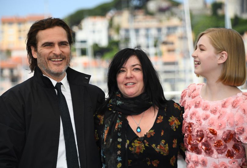 Joaquin Phoenix Lynne Ramsay, Etkararina Samsonov ©Festival de Cannes