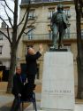 alex in Rouen with Flaubert