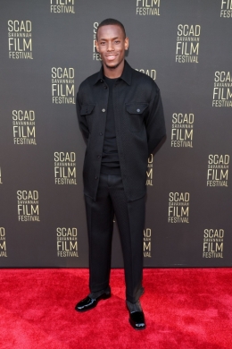 Micheal Ward walks the red carpet for Day 3 of the SCAD Savannah Film Festival.