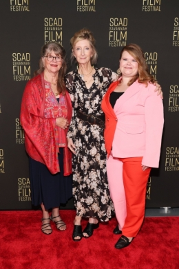 Judith Ivey, Sheila McCarthy, and Michelle McLeod walk the red carpet for Day 7 of the SCAD Savannah Film Festival