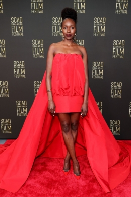 Anna Diop walks the red carpet for Day 7 of the SCAD Savannah Film Festival
