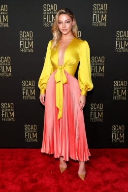 Madelyn Cline walks the red carpet for Day 7 of the SCAD Savannah Film Festival