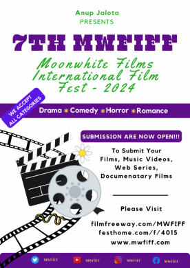 Call For Entries - Anup Jalota Presents 7th MWFIFF 2024 