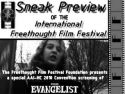 Sneak Preview of IFFF at AAI/HC 2010 North American Convention. Screening "The Evangelist" Oct. 2, 2010