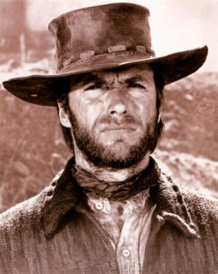 Clint Eastwood in A FISTFUL OF DOLLARS