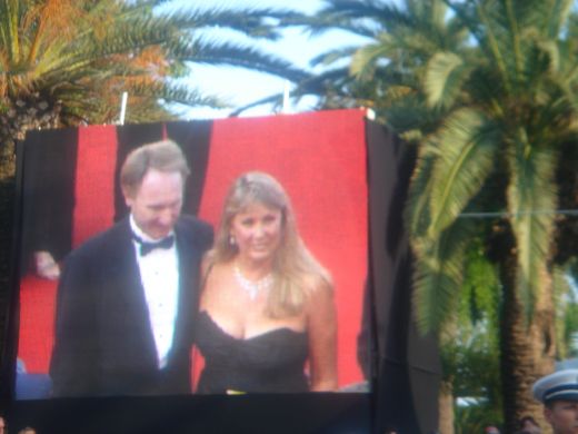 Dan Brown and his wife