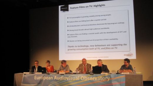 Presentation and discussion at the European Audiovisual Observatory's workshop in Cannes