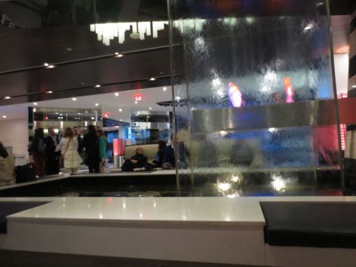 Fountain of film at TIFF HQ's at the Hyatt