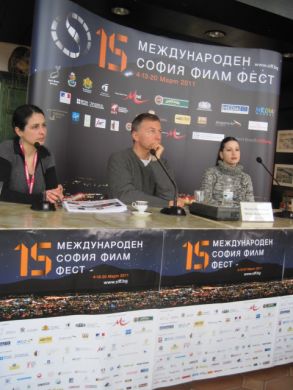 Milcho Manchevski on panel at SIFF