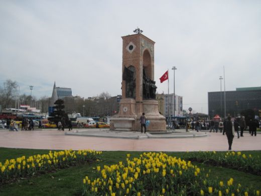 Taksim Square in Spring