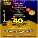 Call For Entries For MWFIFF - ENDS TODAY - 25th SEPTEMBER 2020!!!