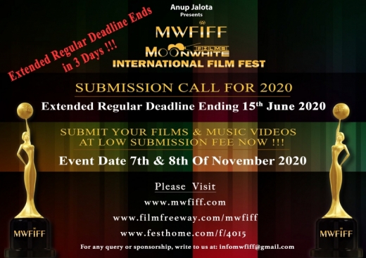Call For Entries For MWFIFF - EXTENDED Regular Deadline ENDS In 3 Days