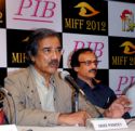Environmental Filmmaker Mike Pandey,winner of V Shantarm Lifetime Achievement Award  with MIFF 2012 Director Shankar Mohan