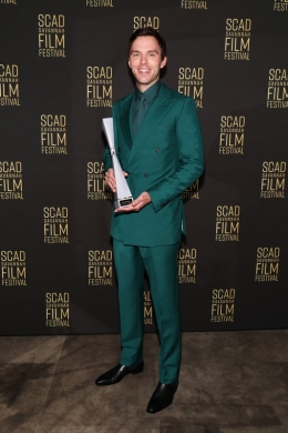 Nicholas Hoult accepted the Vanguard Award @ the SCAD Savannah Film Festival