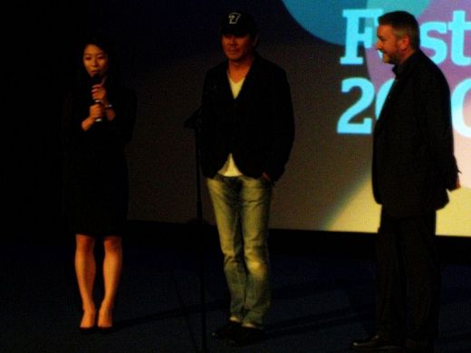 Kim Jee-Woon introducing the preview of I SAW THE DEVIL at LKFF