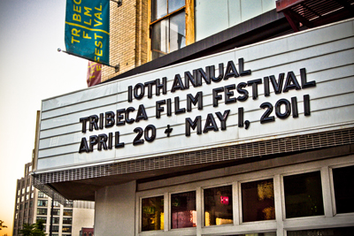 Tribeca Film Festival marquee