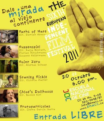 ÉCU is "On the Road" again, this time in COLOMBIA! Don't miss this chance to see some of Europe's best indie films!