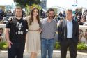 Jack Black (Po), Angelina Jolie (Tigress) and Dustin Hoffman (Shifu) dazzle the crowds at a photo call in Cannes, France to cele