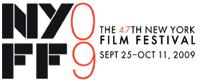 47th New York Film Festival Opens Friday, September 25, 2009