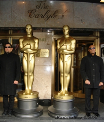 THE 80TH ACADEMY AWARDS DELIVERY OF OSCAR STATUES FOR NEW YORK OSCAR NIGHT CELEBRATION