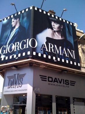 New Billboards along the Croisette
