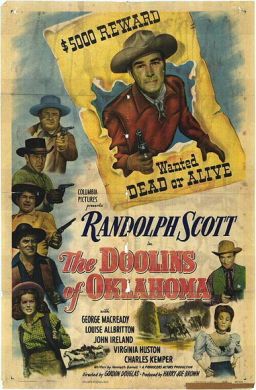 Dollins with Randolph Scott