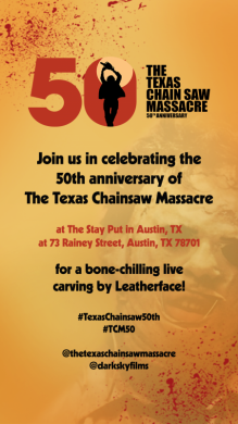 "The Texas Chainsaw Massacre" Turns 50, Celebrations Starting With SXSW